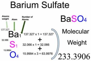 Barium Sulfate [BaSO4] Molecular Weight Calculation