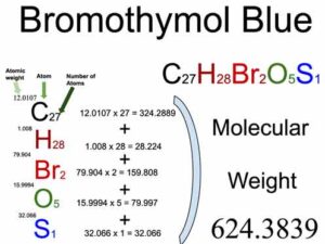 Bromothymol Blue (C27H28Br2O5S) Molecular Weight Calculation