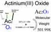 Actinium(III) Oxide [Ac2O3] Molecular Weight Calculation