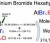Aluminium Bromide Hexahydrate [AlBr3.6H2O] Molecular Weight