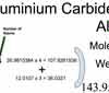 Aluminium Carbide [Al4C3] Molecular Weight Calculation