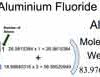 Aluminium Fluoride [AlF3] Molecular Weight Calculation