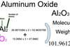Aluminum Oxide [Al2O3] Molecular Weight Calculation
