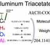 Aluminum Triacetate (Al(CH3COO)3 Molecular Weight Calculation