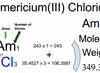 Americium(III) Chloride [AmCl3] Molecular Weight Calculation