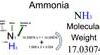 Ammonia [NH3] Molecular Weight Calculation
