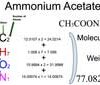 Ammonium Acetate [CH3COONH4] Molecular Weight Calculation