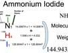 Ammonium Iodide [NH4I] Molecular Weight Calculation
