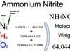 Ammonium Nitrite [NH4NO2] Molecular Weight Calculation