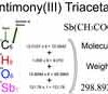 Antimony(III) Triacetate [Sb(CH3COO)3] Molecular Weight Calculation