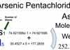 Arsenic Pentachloride [AsCl5] Molecular Weight Calculation