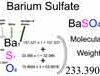Barium Sulfate [BaSO4] Molecular Weight Calculation