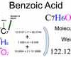 Benzoic Acid (C7H6O2) Molecular Weight Calculation Benzoic Acid (C7H6O2) Molecular Weight Calculation