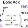 Boric Acid (H3BO3) Molecular Weight Calculation