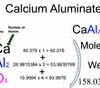 Calcium Aluminate [CaAl2O4] Molecular Weight Calculation
