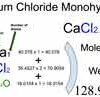 Calcium Chloride Monohydrate (CaCl2.H2O) Molecular Weight Calculation Calcium Chloride Monohydrate (CaCl2.H2O) Molecular Weight