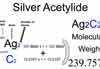 Silver Acetylide (Ag2C2) Molecular Weight Calculation Silver Acetylide (Ag2C2) Molecular Weight Calculation