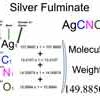 Silver Fulminate (AgCNO) Molecular Weight Calculation Silver Fulminate (AgCNO) Molecular Weight Calculation