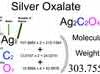 Silver Oxalate (Ag2C2O4) Molecular Weight Calculation