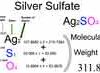 Silver Sulfate (Ag2SO4) Molecular Weight Calculation