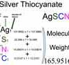 Silver Thiocyanate (AgSCN) Molecular Weight Calculation Silver Thiocyanate (AgSCN) Molecular Weight Calculation
