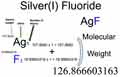 Silver(I) Fluoride (AgF) Molecular Weight Calculation - Laboratory Notes