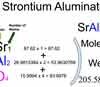 Strontium Aluminate [SrAl2O4] Molecular Weight Calculation
