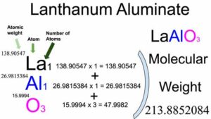 Lanthanum Aluminate [LaAlO3] Molecular Weight Calculation