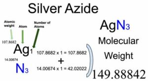 Silver Azide (AgN3) Molecular Weight Calculation