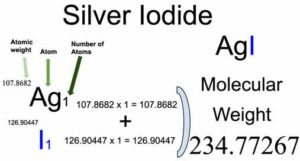 Silver Iodide (AgI) Molecular Weight Calculation