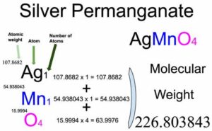 Silver Permanganate (AgMnO4) Molecular Weight Calculation