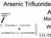 Arsenic Trifluoride [AsF3] Molecular Weight Calculation