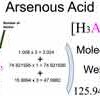 Arsenous Acid [H3AsO3] Molecular Weight Calculation