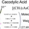 Cacodylic Acid [(CH3)2AsOOH] Molecular Weight Calculation