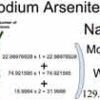 Sodium Arsenite [NaAsO2] Molecular Weight Calculation