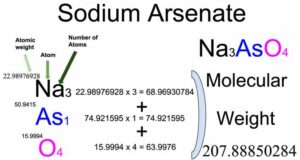 Sodium Arsenate [Na3AsO4] Molecular Weight Calculation