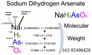 Sodium Dihydrogen Arsenate (NaH2AsO4) Molecular Weight Calculation