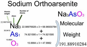 Sodium Orthoarsenite [Na3AsO3] Molecular Weight Calculation